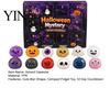 Desktop Stress Toys Halloween Advent Calendar, 12 Day Countdown with Soft Bun Squeeze TPR Sensory Toys, Includes Ghost Pumpkin Fidget for Relief