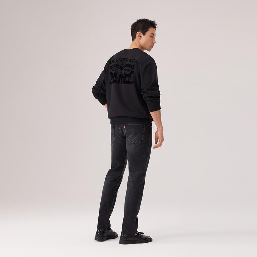 Levis Год Лошади Ограниченная Серия Свободный Крой Классический Дизайн Легкий Винтажный Свитшот с Круглым Вырезом Унисекс свитшот 006P5-0001