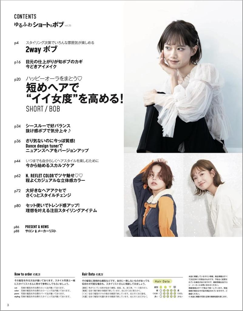Loose and Fluffy Short Bob & VOL.25 (NEKO MOOK)