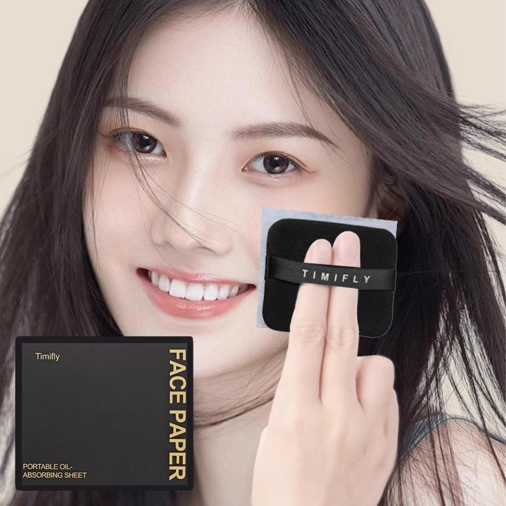 100 шт. матирующих салфеток для лица с зеркальцем, пуховками для пудры, для контроля жирности кожи лица, очищения и ухода за кожей, аксессуары для макияжа.