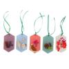 5pcs Floral Fruity Scented Wax Sachet Bedroom Long Lasting Aromatherapy Wax Tablet Closet Freshener