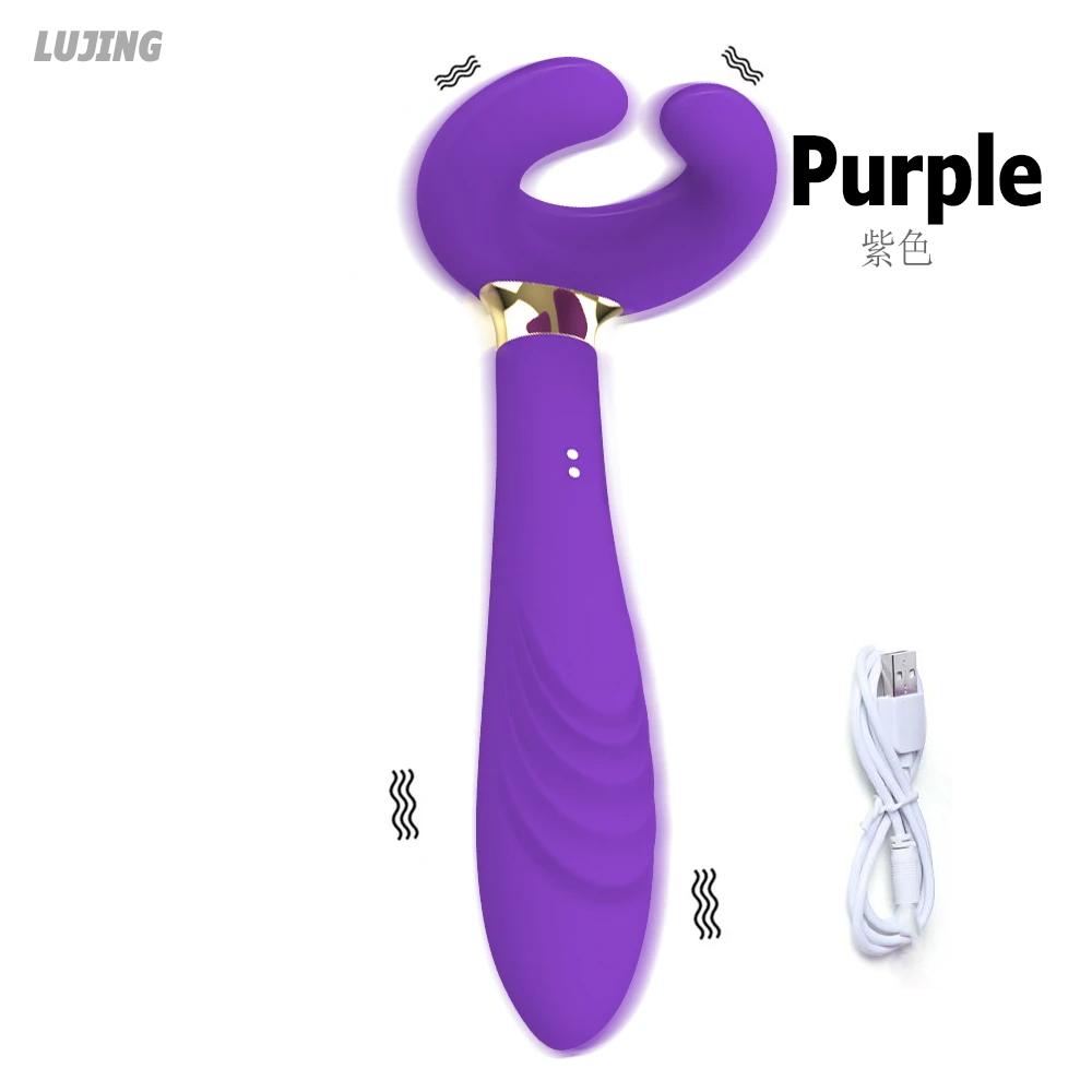 Пенис-мастурбатор, вибратор для точки G, двойное проникновение, клитор, клиторальный фаллоимитатор, вибратор, juguetes sexul3s, секс-продукт для взрослых для пар