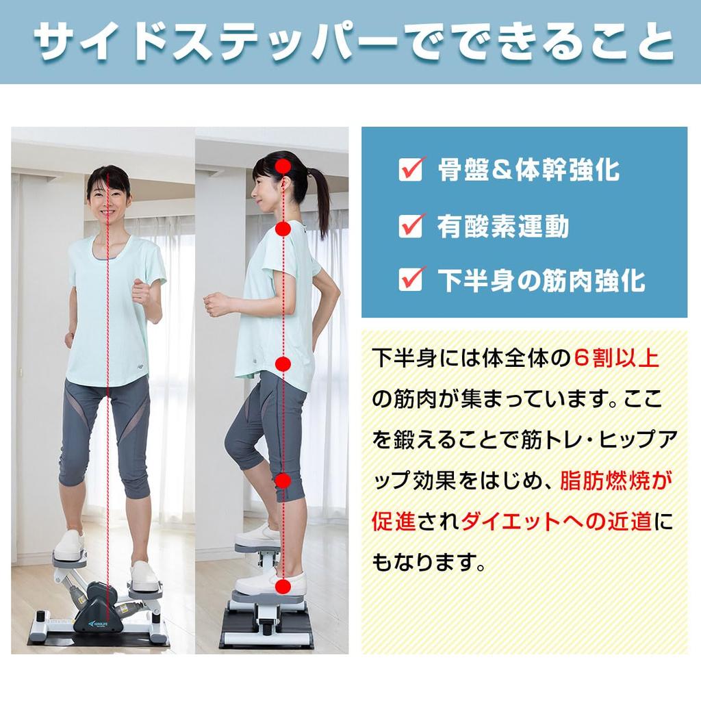 Aerolife Side Stepper Тихое оздоровительное оборудование Популярный рейтинг 60 минут Компактная тренировка мышц Степпинг-стул Аэробные упражнения Тренажер