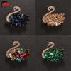 Korean Swan Crystal Brooch: Luxurious Gem Corsage for Sweaters and Suits, Atmospheric and Elegant Women's Accessory.