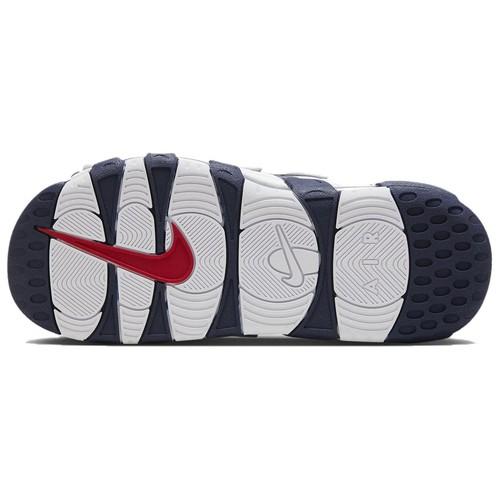 Nike Шлепанцы Air More Uptempo Slide Синий Белый FQ8699-400 Азиатский мужской размер