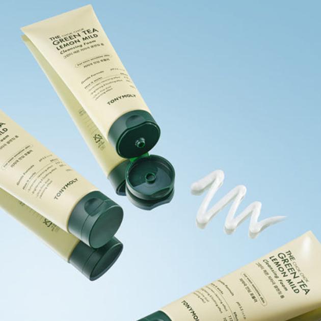 Tonymoly Пенка для умывания The Chok Chok Green Tea Lemon Mild Low pH 150 мл