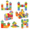 Children Building Houses, Building Blocks, Assembling Toys, Puzzle, Large Particle Blocks, Wall And Window Models, Puzzle, 3-12