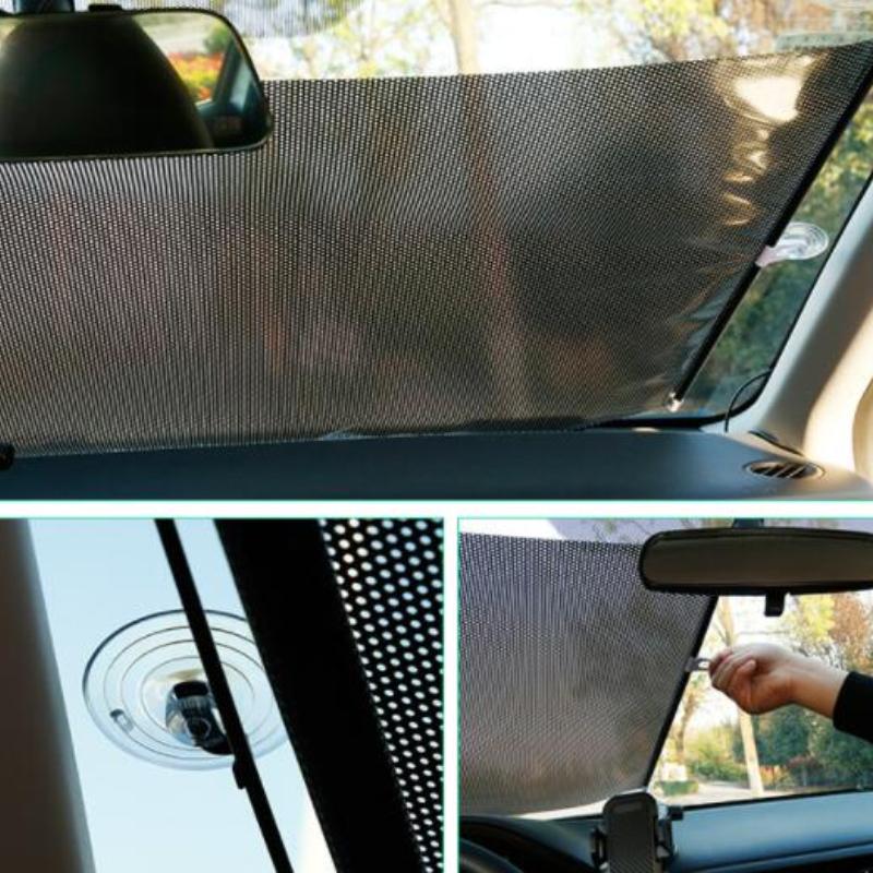 Автомобильная солнцезащитная шторка, заднее боковое окно, переднее/заднее лобовое стекло, солнцезащитный крем, мигает, черная крышка, присоска, универсальные автомобили