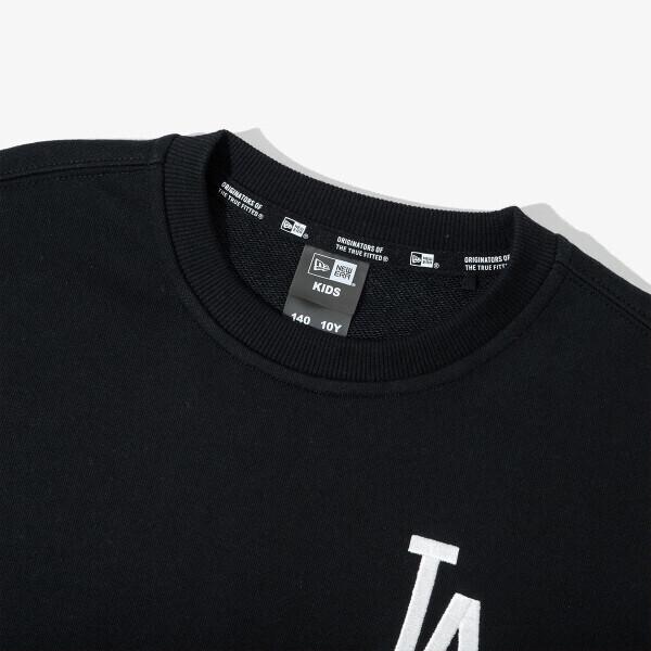 Толстовка с логотипом команды Los Angeles Dodgers New Era Kids Mlb Черная