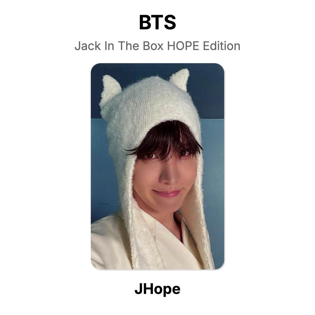 BTS Официальная фотокарточка Jack In The Box издание HOPE