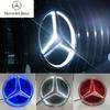 Новый C200 E200 Для автомобиля Mercedes Benz Передняя решетка Звезда Эмблема Светодиодный подсвечиваемый логотип для Mercedes Benz W166 X205 GLS350 400 500 5