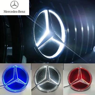 Новый C200 E200 Для автомобиля Mercedes Benz Передняя решетка Звезда Эмблема Светодиодный подсвечиваемый логотип для Mercedes Benz W166 X205 GLS350 400 500 5