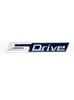 AAAOQ1 New Chrome Black Fender & Trunk Emblem Sticker for BMW 3/4/5/6/7/8 Series X3/X4/X5/X6/Z4/GT - SDrive/XDrive/EDrive Badge Decal
