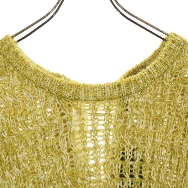 Неиспользованный свитер из трикотажа с длинным рукавом из шерстяной смеси Muller 38 от yoshiokubo Женский Б/у