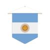 Drapeau - Argentine - 30 X 45 Cm - Polyester - Impression Recto/verso - Accessoires Inclus
