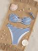 11 years of new women's sexy fashion bikini split swimsuit women's explosion removal shoulder strap Europe, America and Yama