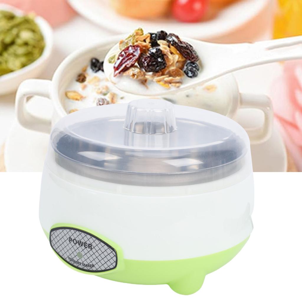 Йогуртница Полностью автоматическая Постоянная температура Нержавеющая сталь Пластик Маленькая машина для приготовления йогурта для дома