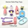Детский обучающий образовательный ролевой игровой набор из пластика для детей, ролевая игра «Доктор Дом»