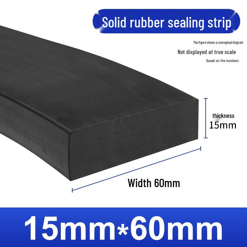 Nitrile Rubber Strip: Oil & Pressure-Resistant Shock Absorbing Glass Pad for Sealing & Joint Support