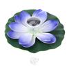 Solar Pond Pool Lights LED Color Changing Lotus Flower Waterproof  Floating LampPurple