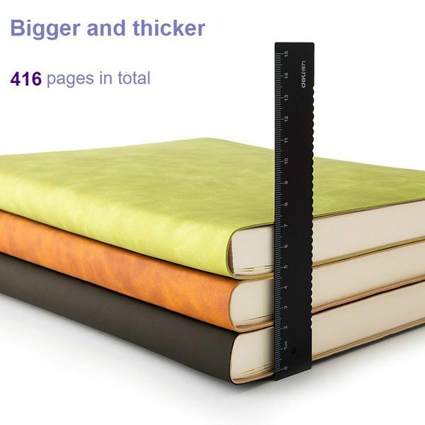 7 цветов A4/A5/B5 Ультратолстый мягкий кожаный чехол для ноутбука для офиса/бизнеса/учебы Водонепроницаемый и износостойкий ноутбук