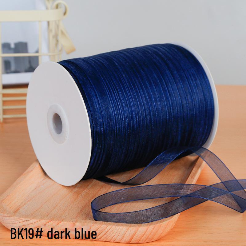 1 см прозрачная снежная пряжа лента для аксессуаров для волос и подарочных пакетов