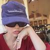 Embroidered Corduroy Baseball Cap With Letter Design For Casual Winter Wear