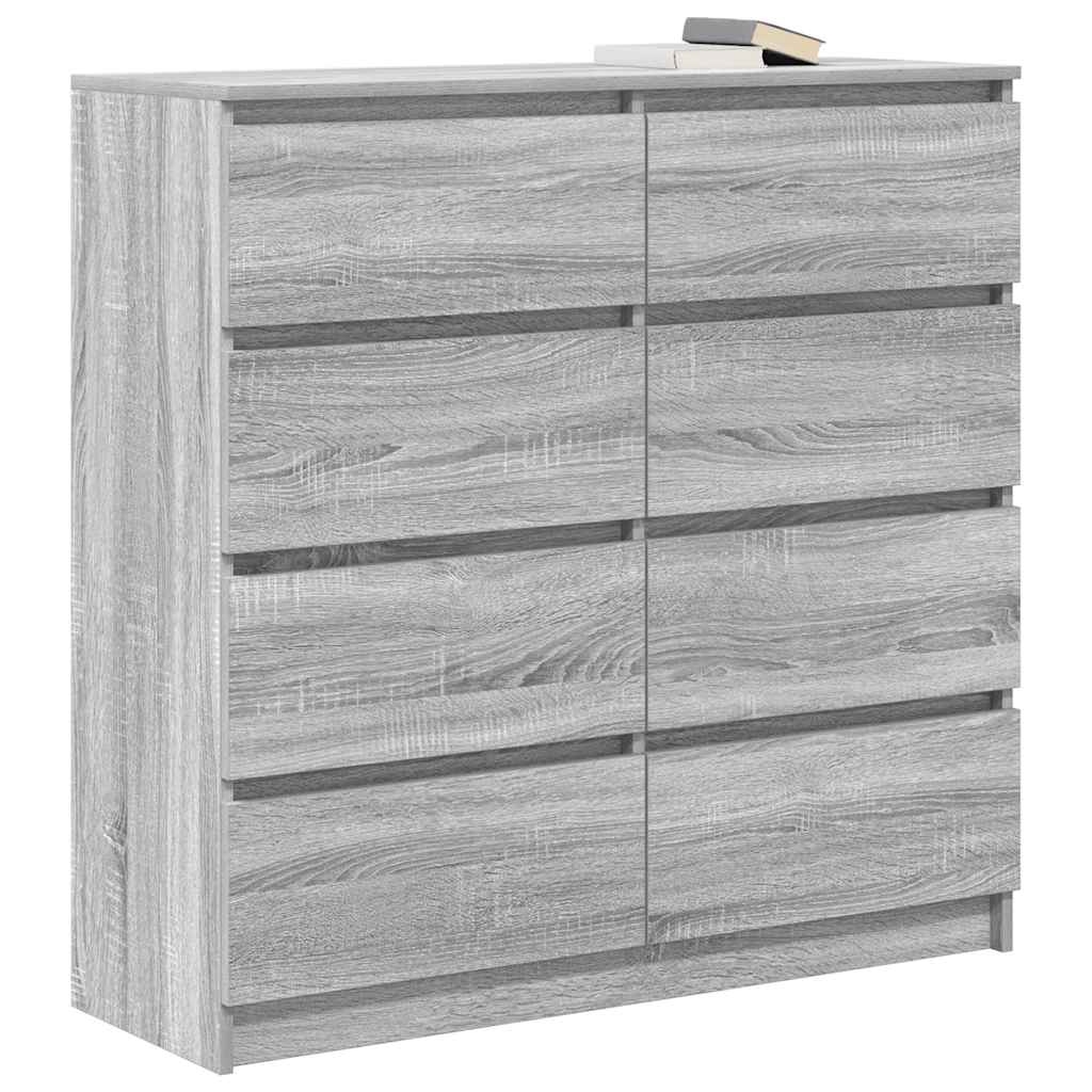 Sideboard Gray Sonoma 100x35x99 cm Particleboard