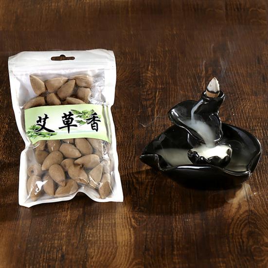 45 шт./компл. конус для благовоний, крошечная башня, благовония в форме конуса с естественным обратным потоком для спа