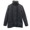 Mackintosh Made In England Quilted Jacket 34 Black Boa Fur Lining Women Used