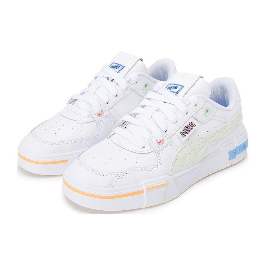 Puma Нескользящие Прочные Низкие Кеды для Скейтбординга Унисекс Белые 391221-01
