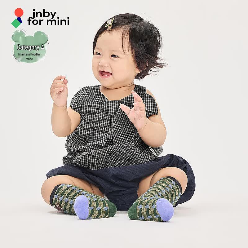 JNBY by JNBY Girls' Sleeveless Plaid Pullover Top