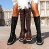 2025 New Foreign Trade Large Size 36-43 Stylish Simple Design Feminine Elegance Medium Boots