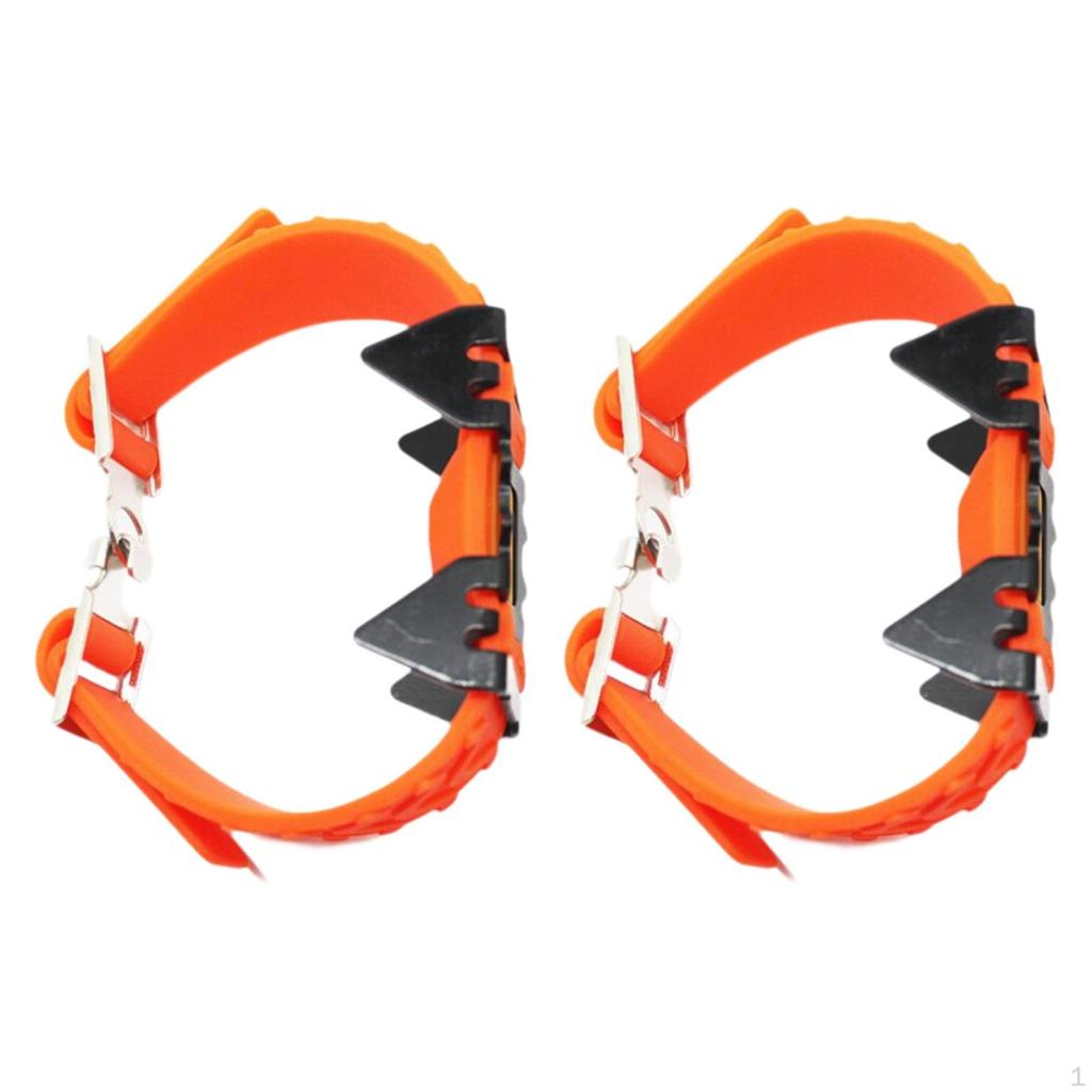 Mid Sole Ice Cleats, Shoe Spikes for Snow and Ice, Winter Traction Aids Outdoors, Climbing,