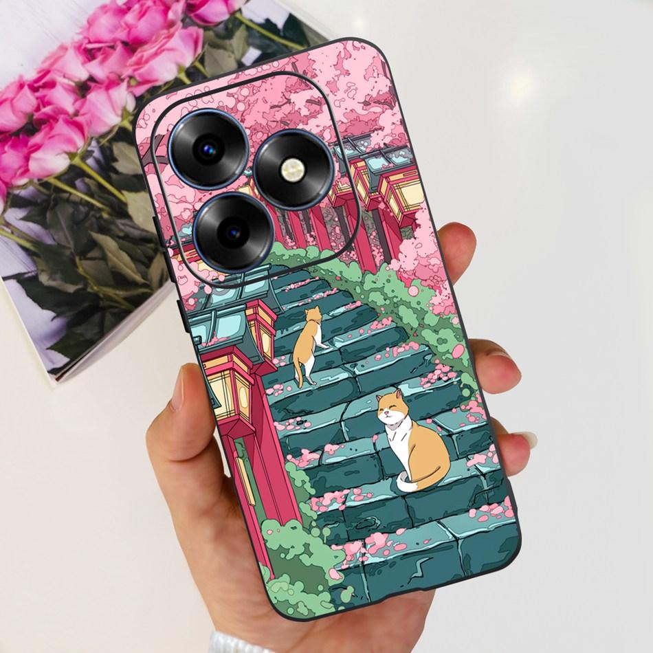Для чехла Itel S23 Plus S681LN itel S23 S665L Модный Элегантный Расписной Мягкий Силикон ТПУ Задняя Крышка Телефона Для Itel S23+ S23Plus