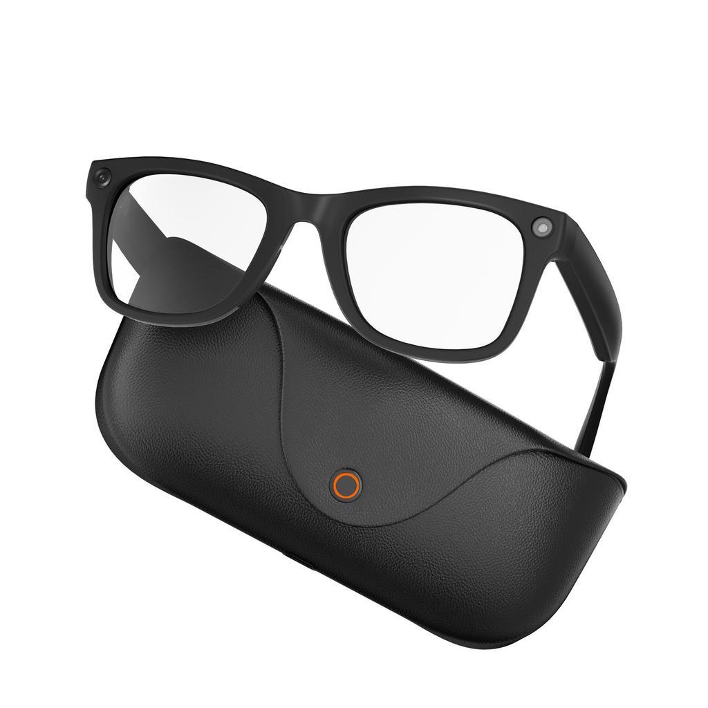 MT5 Ultra Smart Glasses: 8MP Camera, Bluetooth Calling, Translation, Video Recording, Object Recognition, Charging Case.