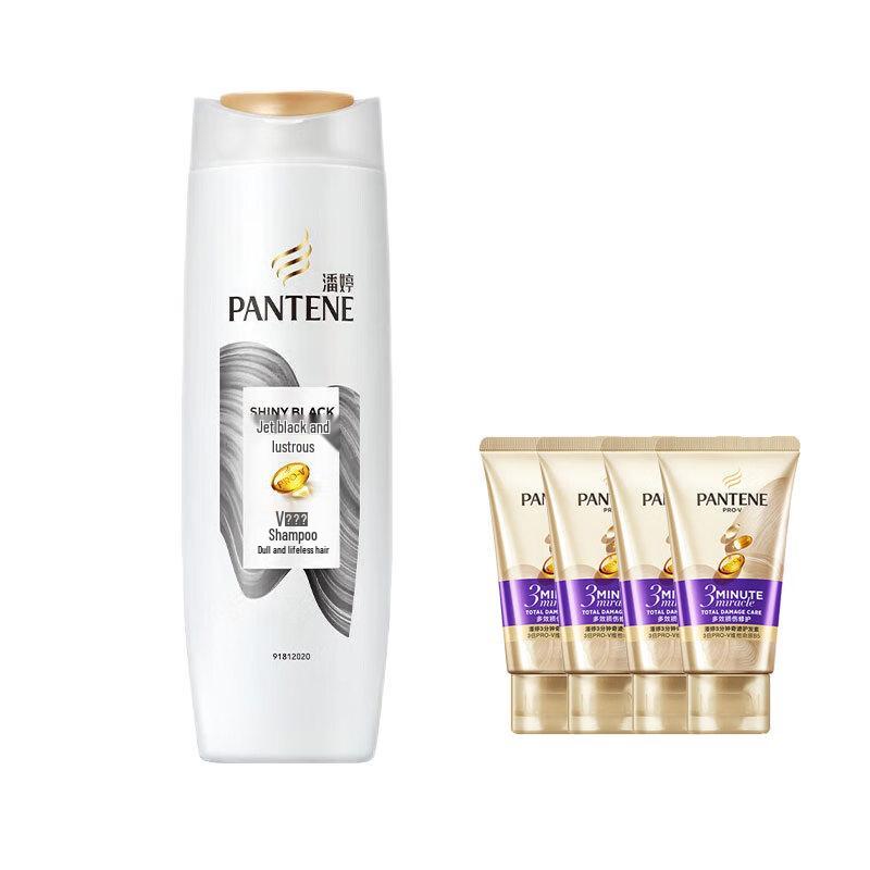 Набор Pantene для ухода за темными и блестящими волосами