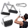Fitness Pull Down Handle Ergonomics V Rowing Handle V Handle Double Rowing Machine Handle for Biceps Triceps Back Muscle Workout
