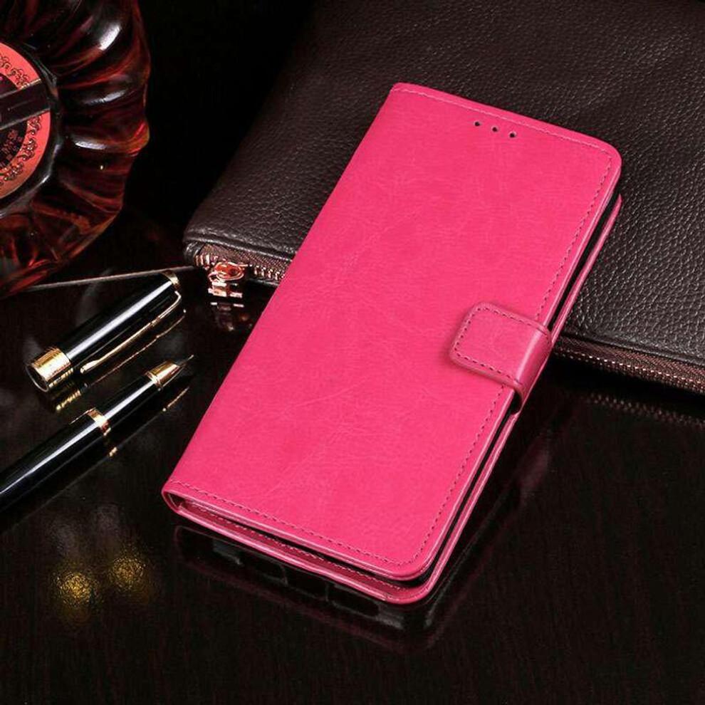 (pink, Xiaomi Mi A2 Lite) Luxury Flip Wallet Case