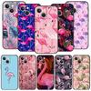 Розовый Красный Фламинго Роскошный Чехол Для Телефона Для iPhone 11 14 15 Pro MAX 12 13 Mini 7 8 Plus X XR XS SE Силиконовый Ударопрочный Чехол Funda