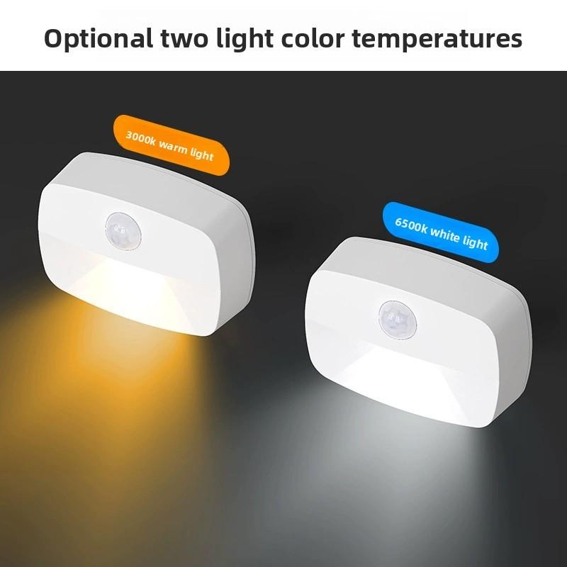 Human Body Sensor Night Light With Infrared Pir Motion Detection For Bedroom Closet Kitchen Hallway