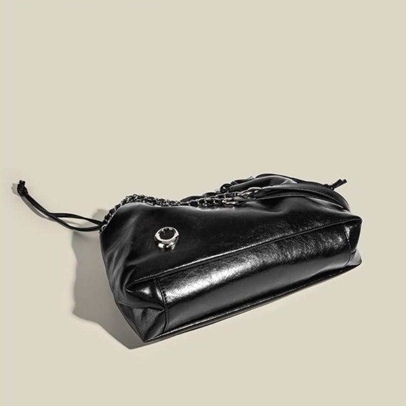 IELGY Сумка-мессенджер с цепочкой и бриллиантами, большая вместительная сумка через плечо, универсальная.