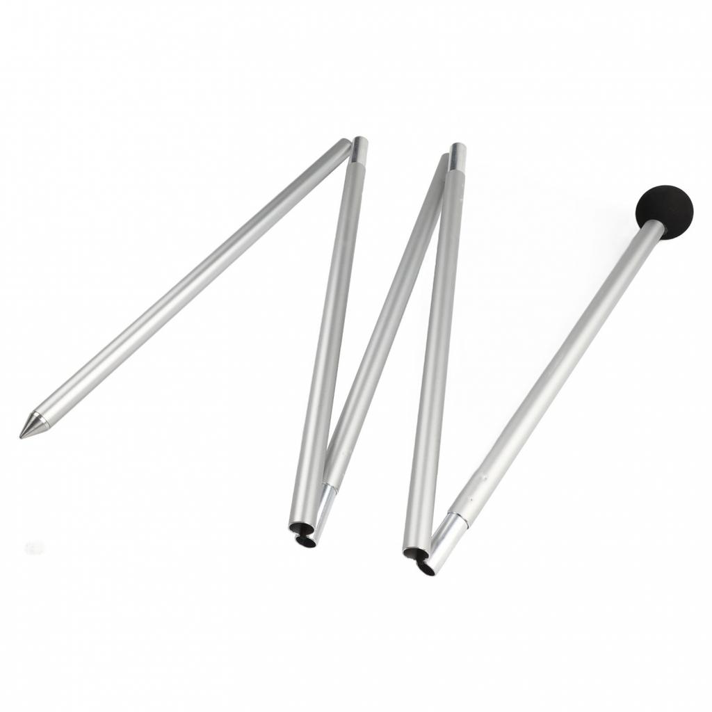 Aluminum Pole Shelter Tarp Pole Awning Stands Foldable Silicone