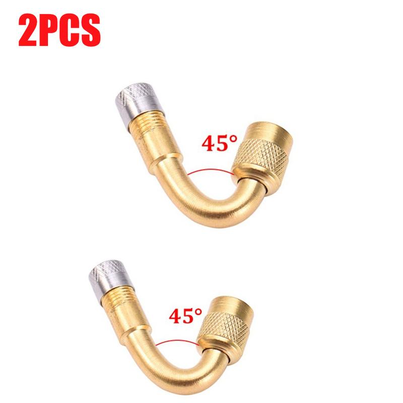 1/2 шт. 45/90/135 градусов латунный угловой изогнутый клапан адаптер удлинитель клапана камеры шины для автомобиля мотоцикла грузовика велосипеда