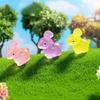 30 шт. Светящаяся фигурка козы Ландшафтный декор для дома Kawaii Декор комнаты Кукольный домик Миниатюрные аксессуары для украшения сада фей
