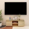 VidaXL TV Cabinet 110x30x40 Cm Solid Pine Wood