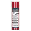 Replacement Lead for the Architectural Mechanical Pencil "BIG Dry" (12 Pieces, Red)