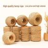 Натуральная грубая джутовая веревка для DIY-проектов, связывания и ornaments в ретро-стиле