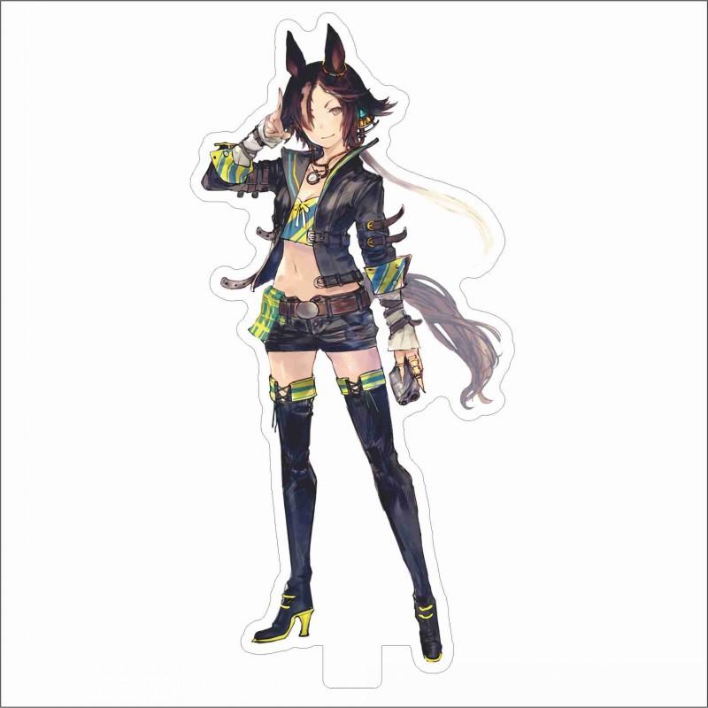 Япония красивая дербиль 15 см персонажи мультфильмов акриловая двухсторонняя подставка модель каваи милая офисная декоративная панель постоянные поклонники записи