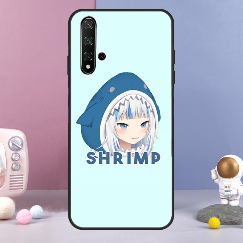 Anime Hololive Gawr Gura For Huawei Nova Y60 Y61 Y70 Y72 Y73 Y90 Y91 9 10 SE 7i 8i 11i 12i P30 P40 Lite P60 Pro Case